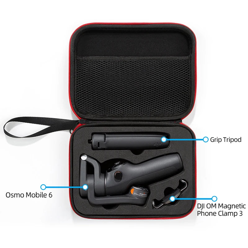Portable Case Handbag Gimbal Tripod Bag for DJI Osmo Mobile 6 Accessories - Stereotech