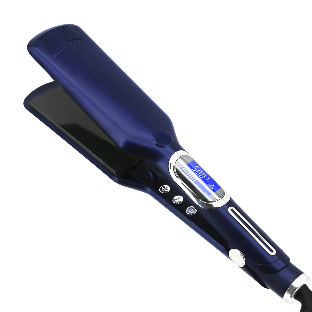 Professional Hair Straightener Titanium Plate Fast Heat Up 500F Flat Iron 2 in 1 Straightener and Curler Styling Tool