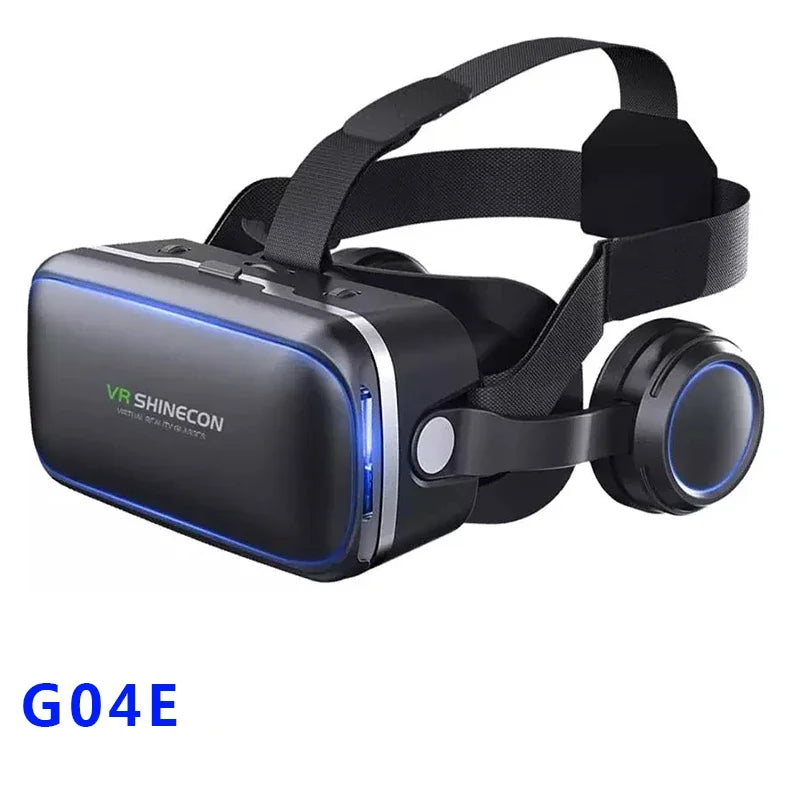G04EA Original VR Shinecon 6.0 Virtual Reality Glasses 3D VR Glasses Stereo Helmet Headset with Remote Control for IOS Android
