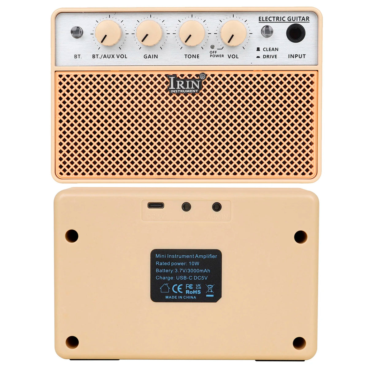IRIN GA-20W Electric Guitar Speaker Bass Guitar Amplifier 4/5 Tuning 20W AMP Amplifier Loudspeaker Guitar Accessories &amp; Parts