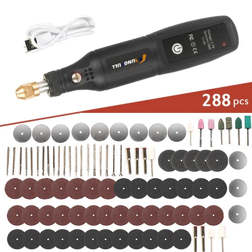 USB Cordless Drill Rotary Tool Woodworking Engraving Pen Mini Wireless Electric Drill For Jewelry Metal Glass Dremel Tools