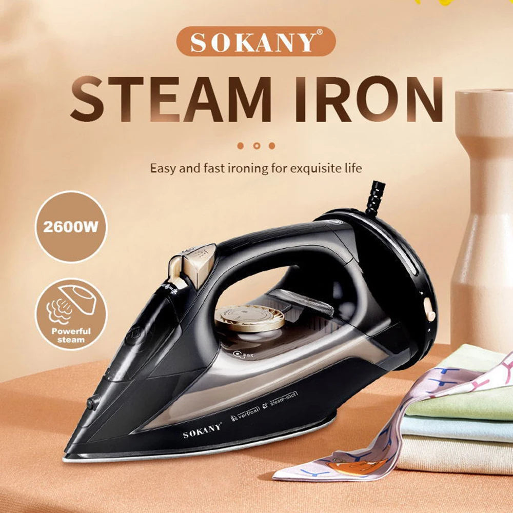 2600W High Power Handheld Steam Iron for Clothes Ironer Portable Wireless Travel Steam Ironing Machine Garment Steamer 핸디 스팀다리미 - Stereotech