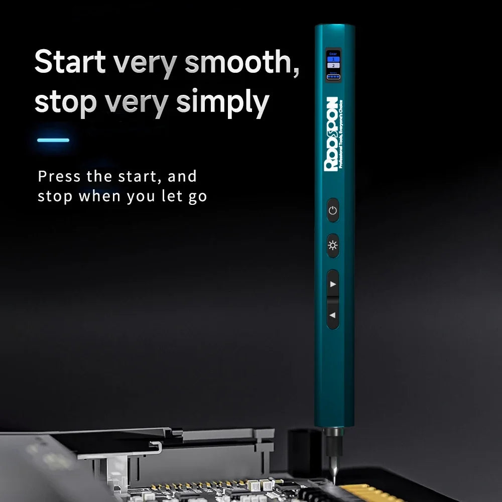 RDDSPON 62/26Pcs Professional Precision Electric Screwdriver Magnetic Set Adjustable Torque Rechargeable for Smart Home Repair