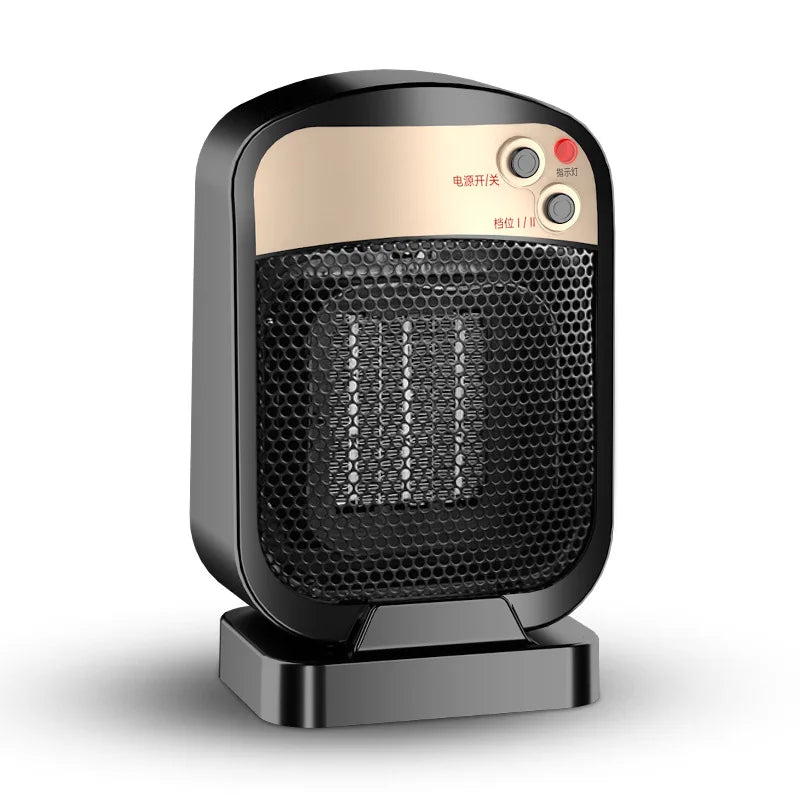 110V&amp;220V Portable Electric Heater 1200W Desktop Fan Heater PTC Heating Warm Air Blower Home Office Warmer Machine for Winter