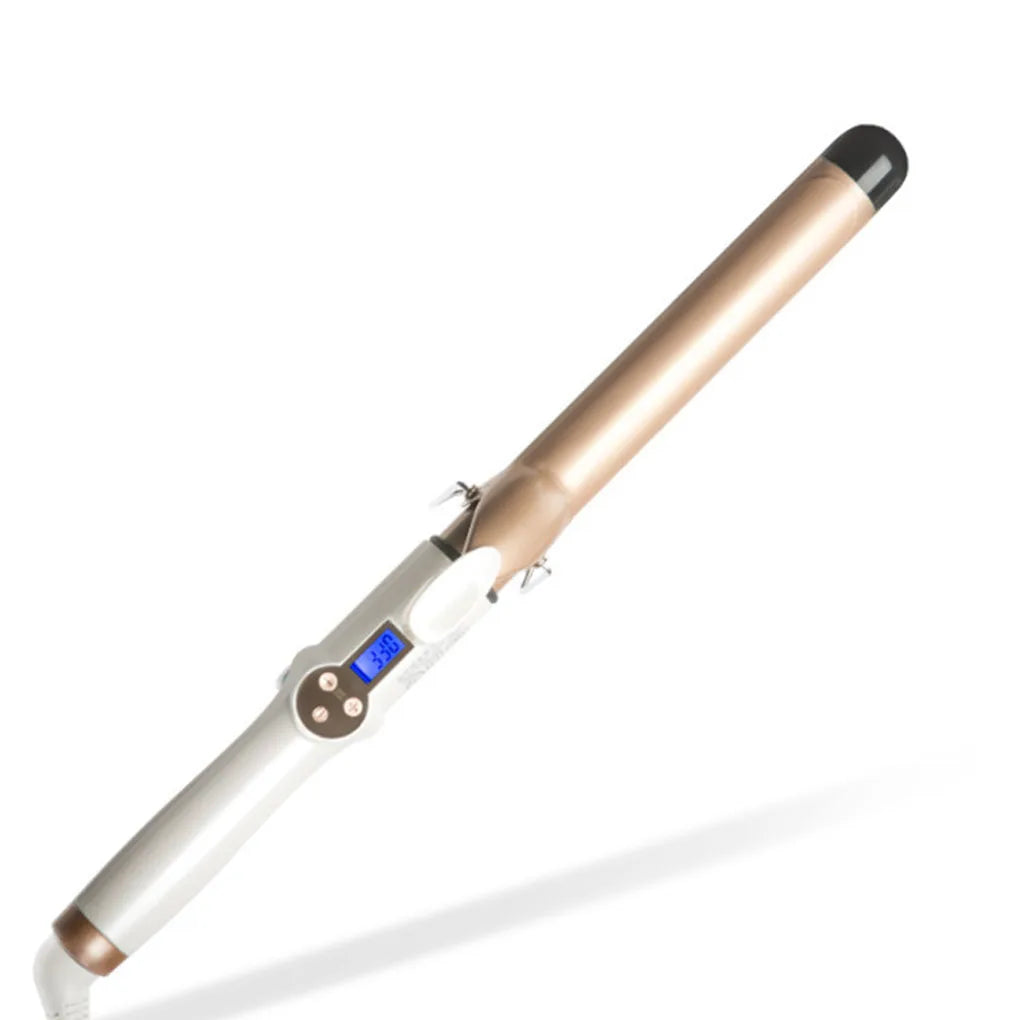 Real Electric Professional Ceramic Hair Curler Lcd Curling Iron Roller Curls Wand Waver Fashion Styling Tools