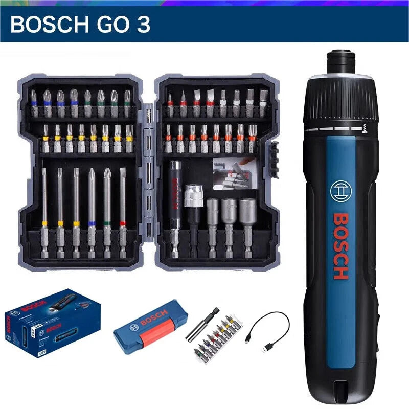 Bosch GO3 Professional Cordless Electric Screwdriver 3.6V Rechargeable Mini Hand Drill Screw Driver Multi-Function Power Tools
