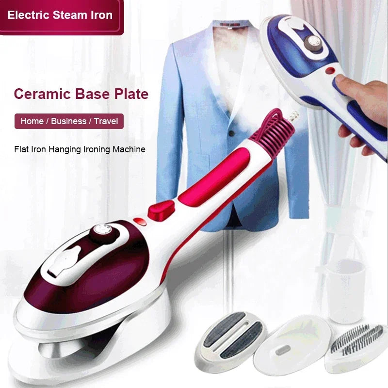 Steam Iron Handheld Garment Steamer Clothes Electric Steam Iron High Quality Portable Traveling Clothes Steamer 110V US-220V EU - Stereotech