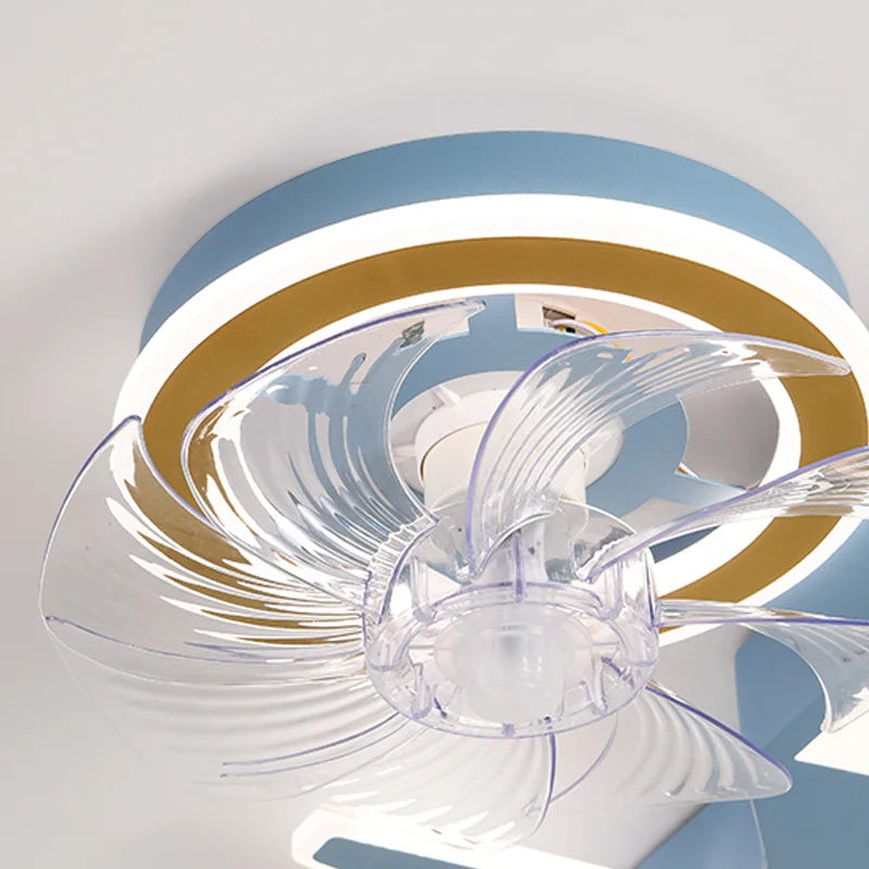 LED Aircraft Ceiling Light Cartoon Remote Control Fan Lamp Boy Room Lights Children&#39;s Room Bedroom lamp Gift Light For Children