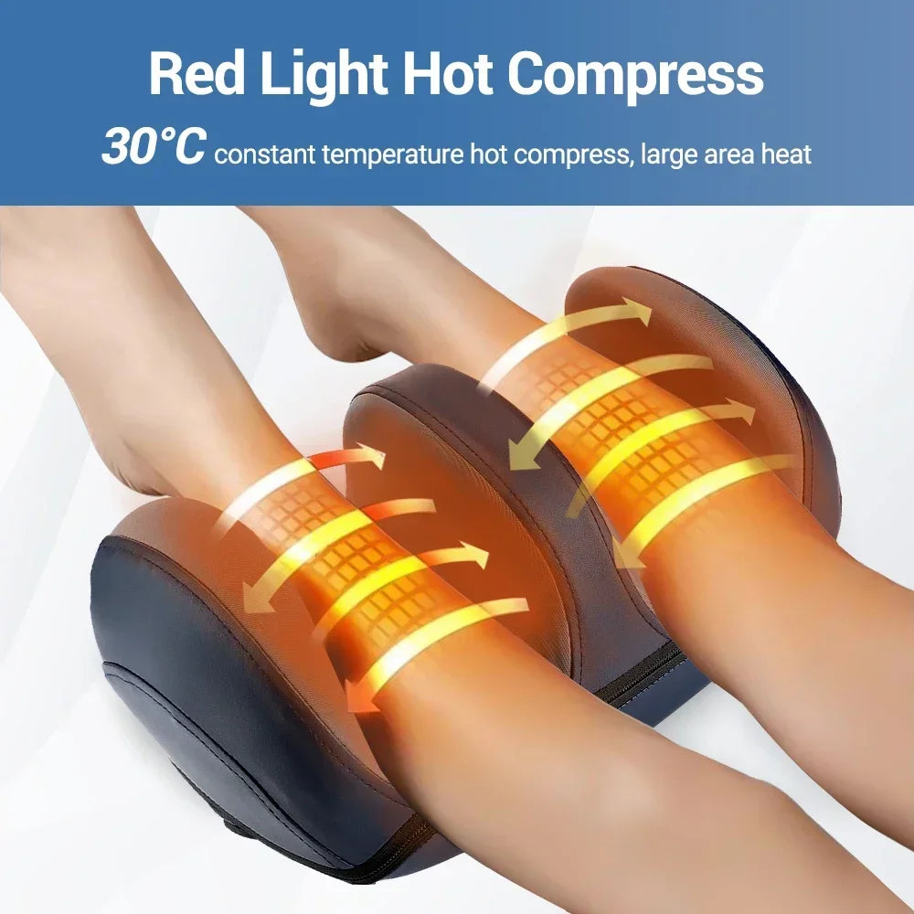 Electric Foot Massage Intelligent Calf Massage Device Kneading Massage Foot Care Hot Compress Deep Relaxation Relieve Fatigue - Stereotech