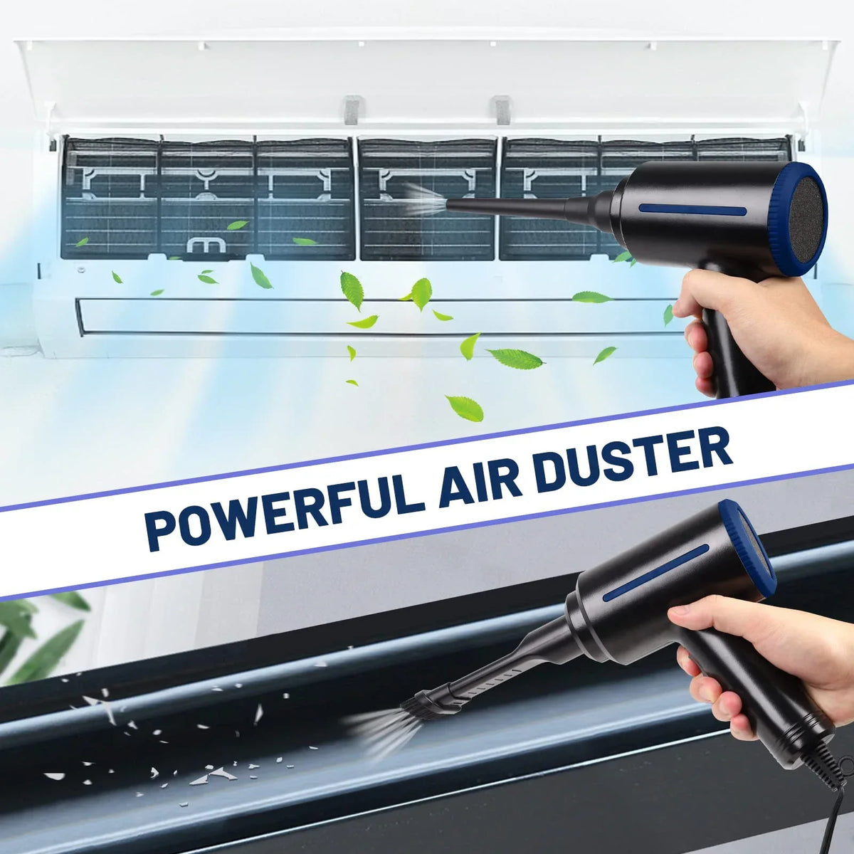 500W Electric Compressed Air Duster Blower &amp; Canned Air Spray for Computer,Laptop Keyboard Cleaner ,Air Pump for Inflatables