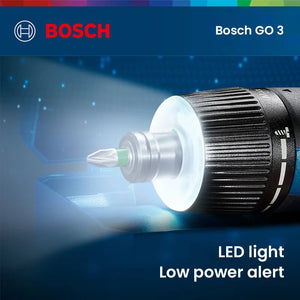 Bosch GO3 Professional Cordless Electric Screwdriver 3.6V Rechargeable Mini Hand Drill Screw Driver Multi-Function Power Tools