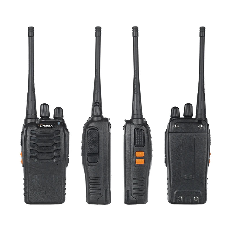 4 PCS UNIKOO UK226 Long Range communication Walkies Talkies FRS Set Two Way Ham Radios UHF Walkie Talkie transceiver For camping