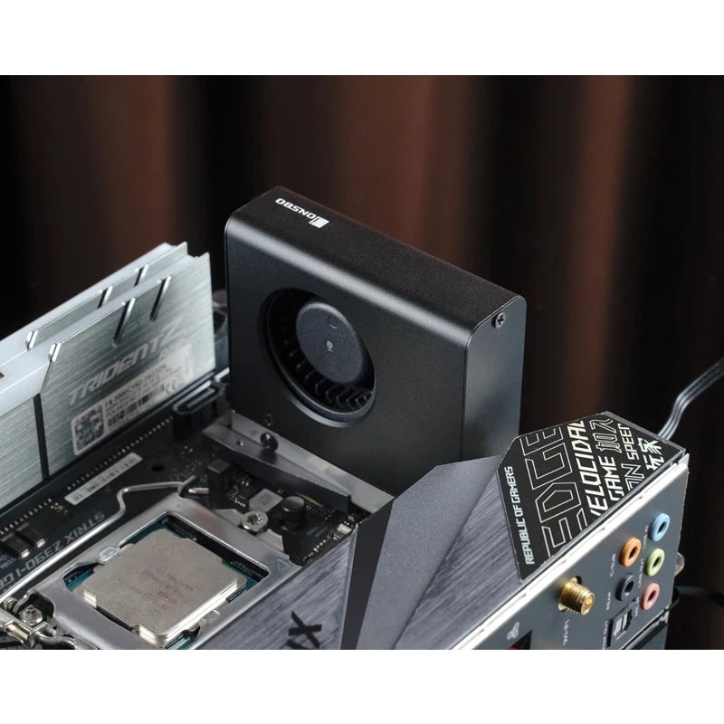 JONSBO M.2-10 Solid State Active Fan Low Noise Silent Radiator 2280 Heat Conducting Vest NVME Hard Disk SSD Heat Dissipation