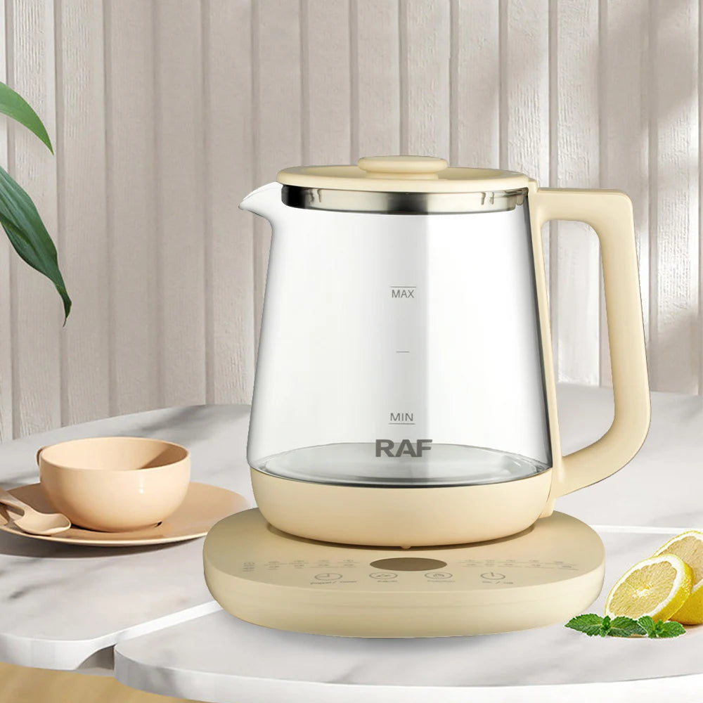 Health Preserving Pot 1.5L Electric Glass Kettle Kitchen Appliances Smart Kettle Automatic Multifunctional Tea Coffee - Stereotech
