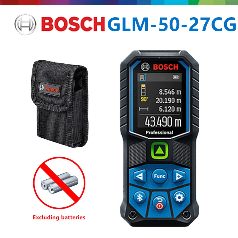 Bosch Professional Laser Measure Instrument GLM 50M Laser Rangefinder Waterproof Dustproof Bluetooth Electronic Measuring Rule