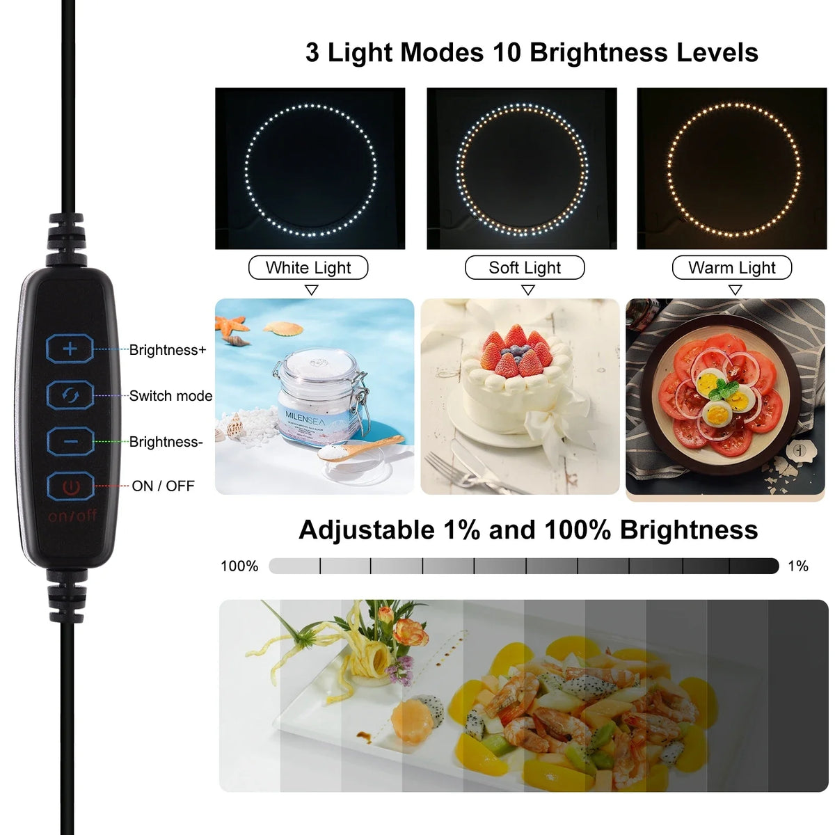 PULUZ Photo Studio Light Box Photography Light Softbox Adjustable Lamp Temperature Photo Shoot Tent Kits 6/12 Colors Backdrops