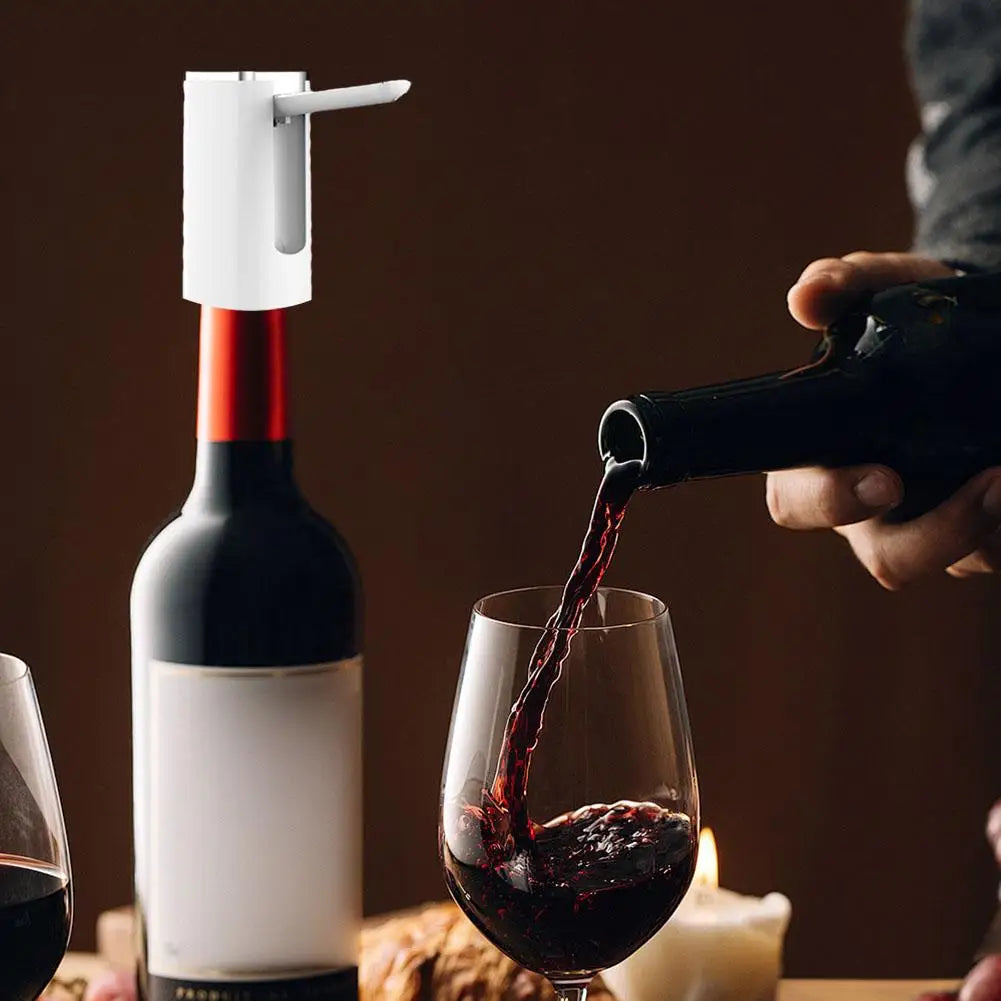 Smart Electric Wine Separator Alcohol Dispenser Quick Aerating Awakening Wine Decanter Dispenser Pump Bar Wine Pourer For P T2J2