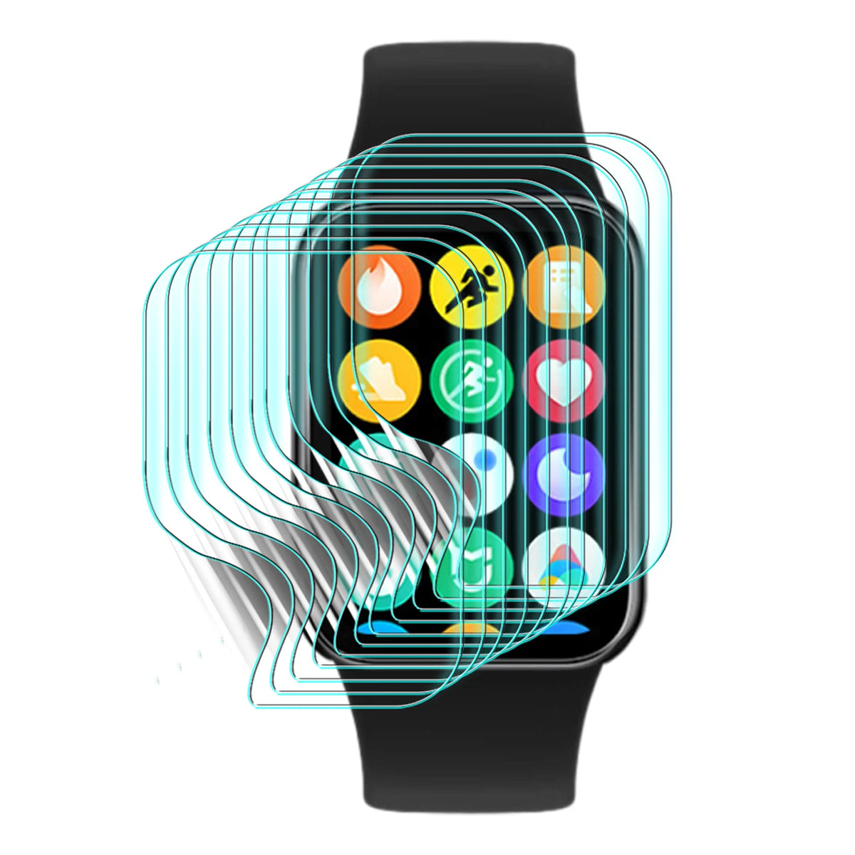 For Xiaomi Mi Band 8 Pro Screen Protector Soft Hydrogel Film Anti-scratch Protective Cover for Miband 8pro Watch Accessories