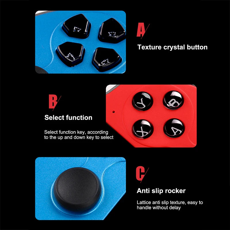 X7 Handheld Game Console 4.3Inch HD Screen Handheld Portable Video Player Built-in Classic Free Games