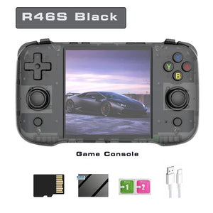 BOYHOM R46S Purple 720*720 4 Inch Ips Screen Built-in WIFI RK3566 Open-Source Retro Handheld Game Console Best Children's Gifts
