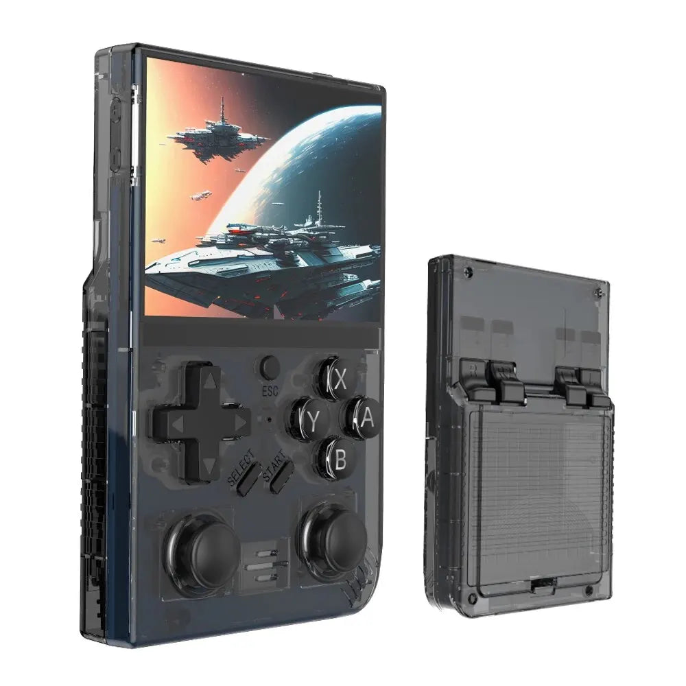 BOYHOM R35PlUS Retro Handheld Game Console 3.5 Inch Video Game Console Linux System Double Joystick Portable Pocket Video Player