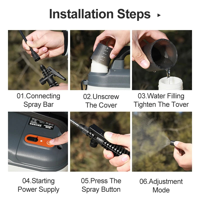 Sprinkler Electric Sprayer Agriculture Tools Watering Can Atomizing Watering Bottle Water Sprayer Rechargeable Garden Sprayer