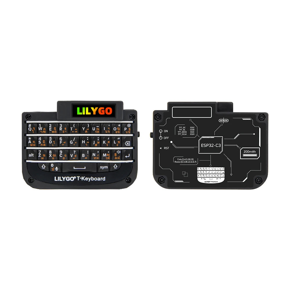 LILYGO® T-Keyboad ESP32-C3 Mini Wireless Bluetooth Keyboard Room Table Ornaments Be Usable Keypad For iPad Samsung Xiaomi Huawei