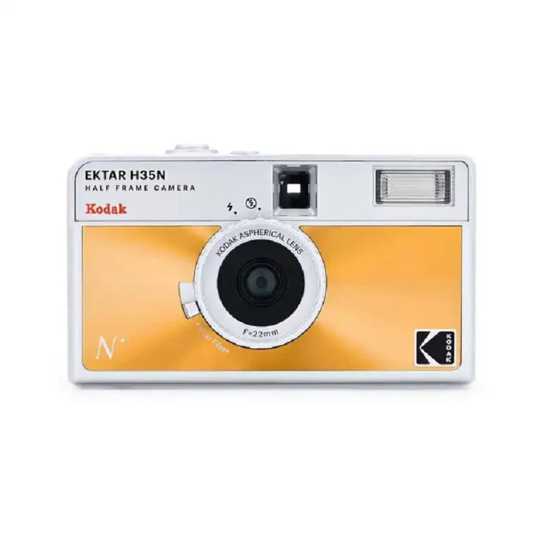 KODAK EKTAR H35N Half Frame Camera Original 35mm Film Camera Reusable Film Camera With Flash Light Birthday Gift