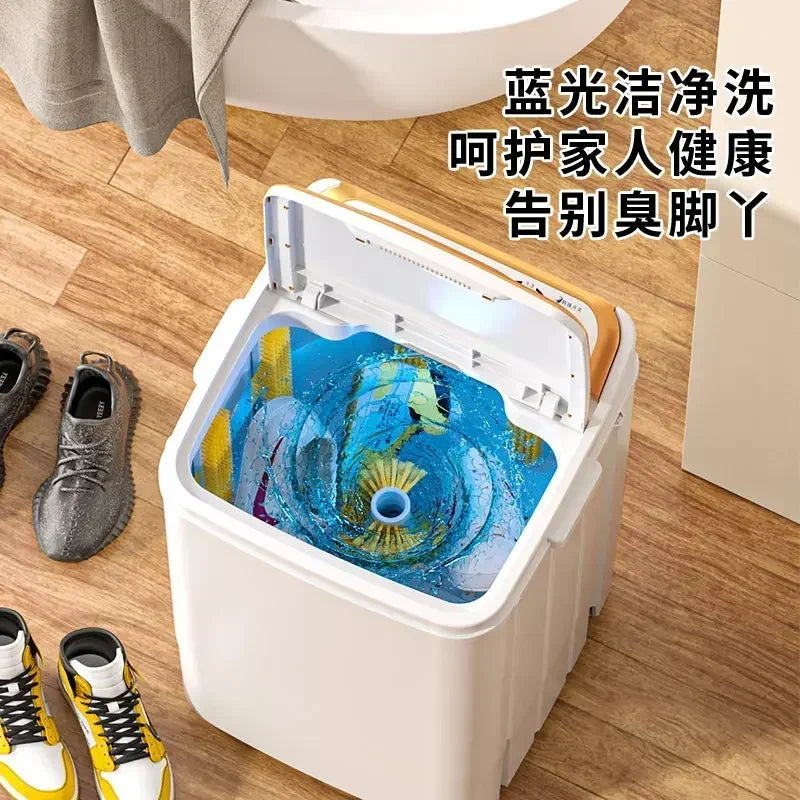 Shoe washing machine, household small shoe brush machine, semi-automatic shoe washer, sock cleaning and laundry artifact
