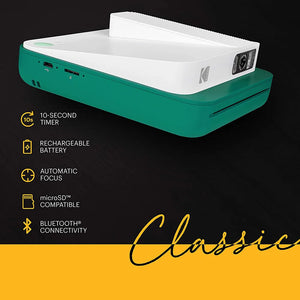 KODAK Smile Classic Digital Instant Camera for 3.5 x 4.25 Zink Photo Paper - Bluetooth, 16MP Pictures