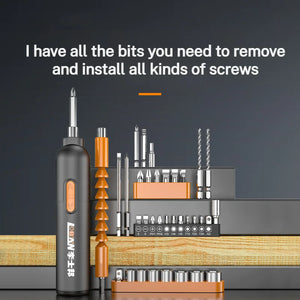 Electric Screwdriver Rechargeable Household Screwdriver Small Multi-Function Electric Screwdriver Lithium Battery Automatic Tool