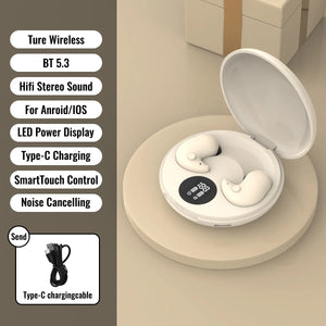 Sleep Invisible Earphone Mini Hidden Headphones In Ear IPX5 Waterproof Wireless Bluetooth Earbuds with Mic HIFI Music Headset