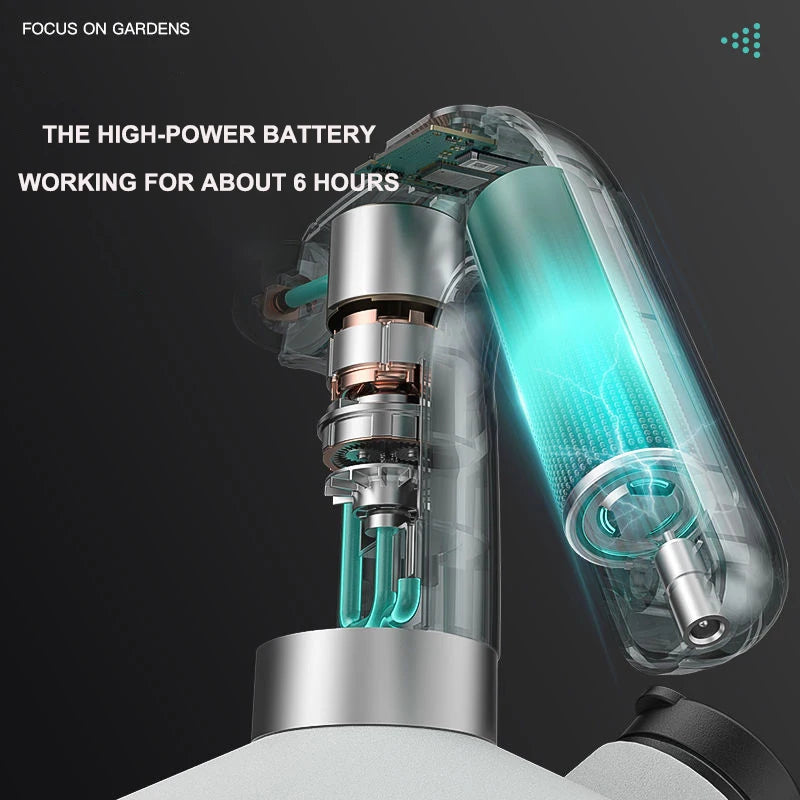 900ml/2L Electric Watering Can 2000mAh USB Charging Electric Automatic Sprayer Adjustable Nozzle Garden Irrigation Tool