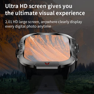 2024 New Outdoor Military GPS Truck Smart Watch Men AMOLED HD Screen Heart Rate IP68 Waterproof Sports Smartwatch For AndroidIOS