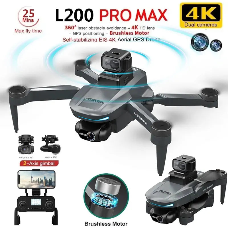 L200 PRO MAX Drone 4K - Stereotech