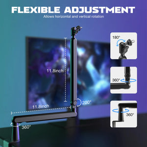 Arm Microphone Stand with Cable - Stereotech