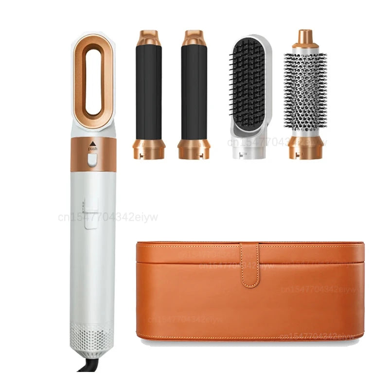 New 5 In 1 Hair Dryer Professional High-Speed Curling lron Hot Air Comb Set For Dyson Airwrap Straightener Styling Tool