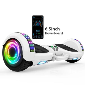 Smart  6.5" Electric scooter LED 2 Wheel Lights 250w*2 Self-balancing 2A battery hover board Off Road With Bluetooth