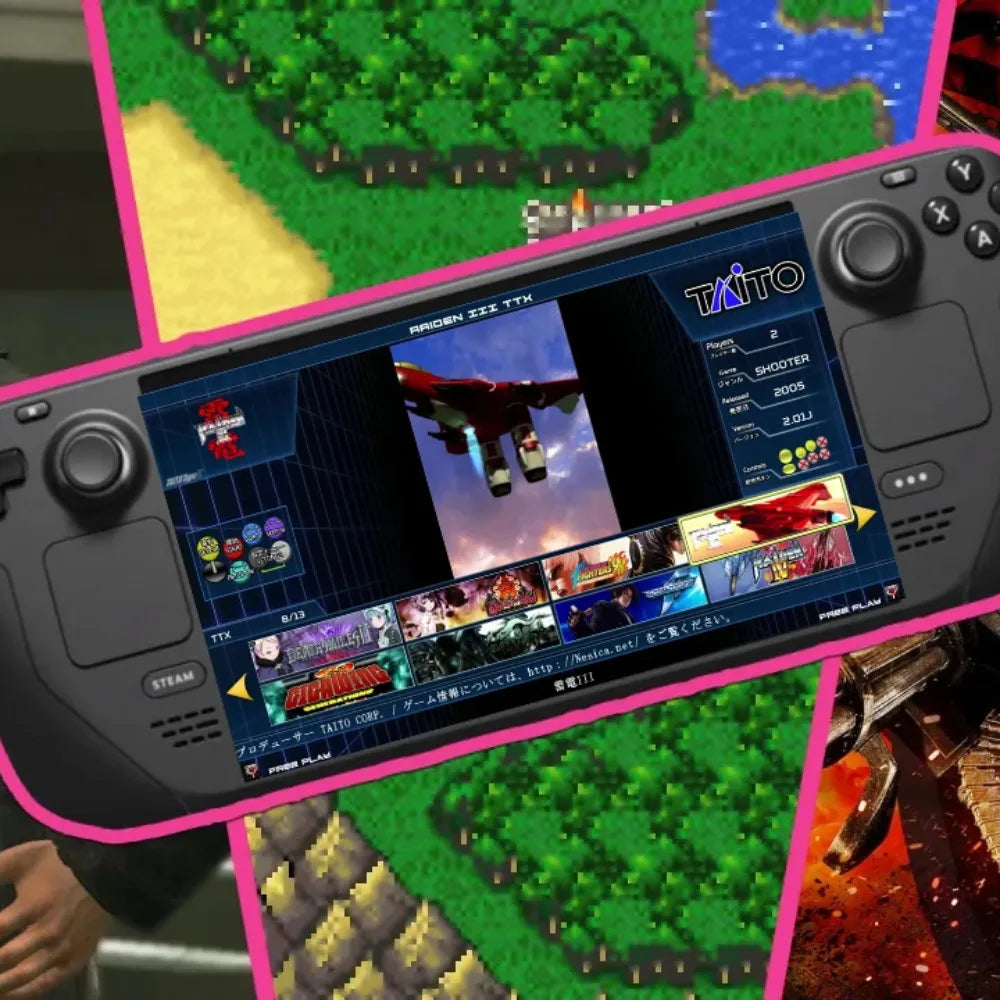 TTX Multi All In One Arcade System TF Card SSD For Steamdeck Classic Arcade Game System On Handheld Windows Console