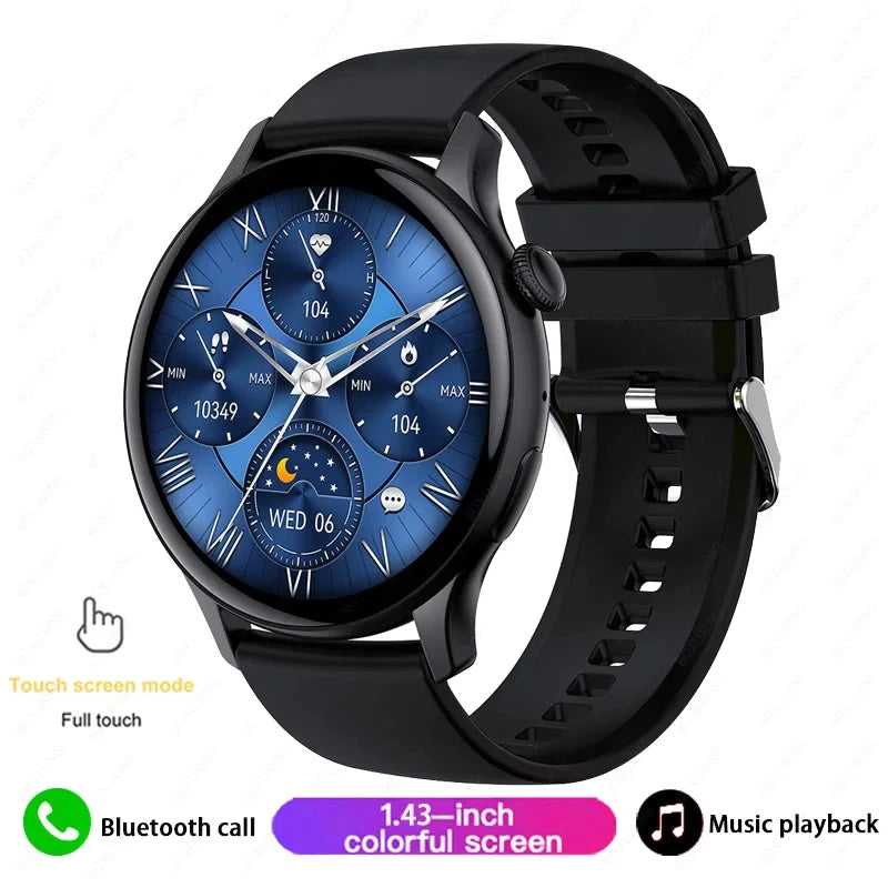 Xiaomi Mijia New Women Bluetooth Call Smartwatch Always Display Time Heart Rate Sports Health Monitoring Music GT4 Smart Watches