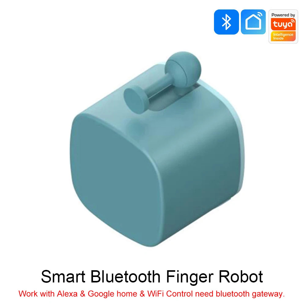 Smart Bluetooth Finger Robot Smart Switch Button Pusher Alexa Smart Life App or Timer Control Add Tuya Hub Work with Google Home