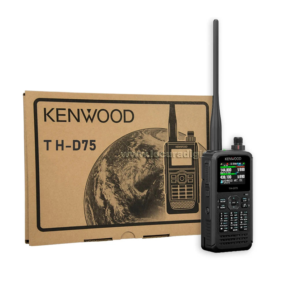 TH-D75A D-Star Kenwood Handheld Ham Radio Walkie Talkie Amateur VHF/UHF Transceiver Tri-Band Two Way Radio