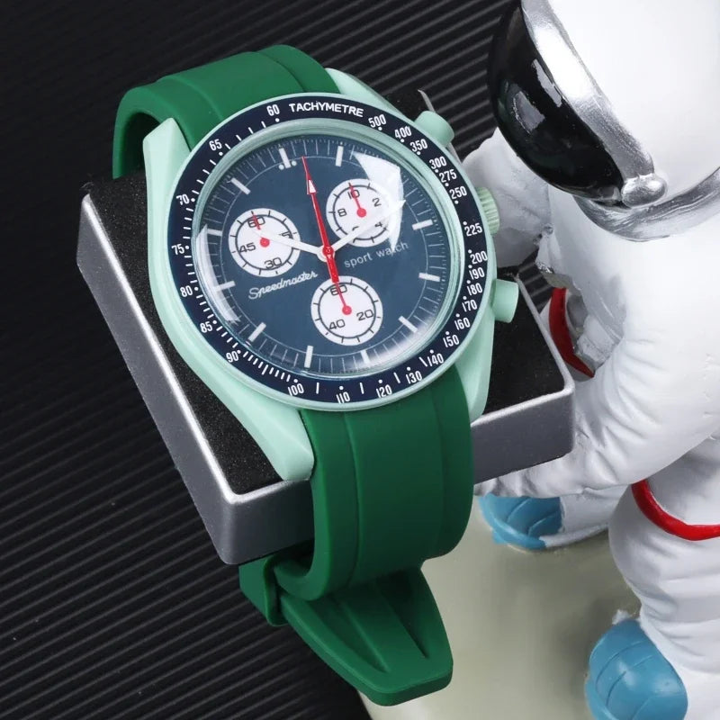 Rubber Strap For Omega Moonswatch Watch - Stereotech