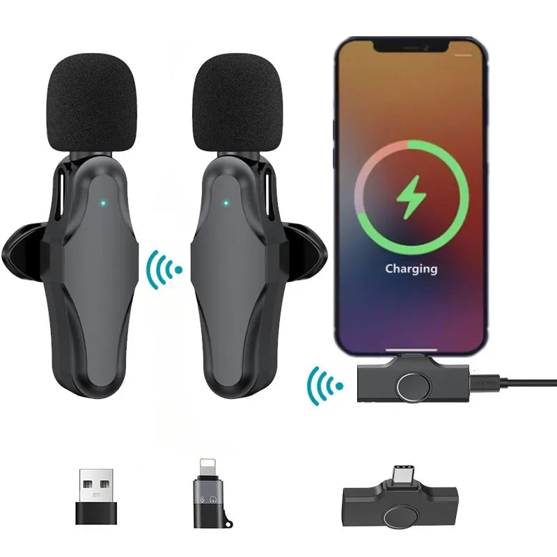 Mini Lavalier Blogger Microphone Lapel Wireless Mic Portable Microfono Solapa Microfone Lapela For Mobile Phone Iphone Podcast - Stereotech