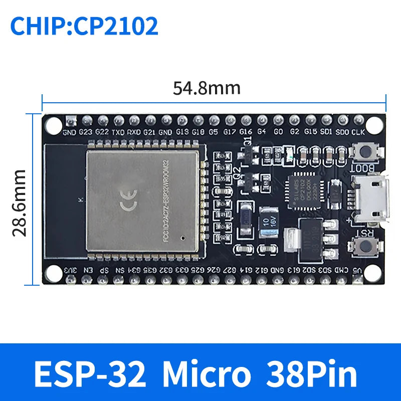 ESP32 Development Board WiFi+Bluetooth Ultra-Low Power Consumption Dual Core ESP-32S ESP32-WROOM-32D ESP32-WROOM-32U ESP 32