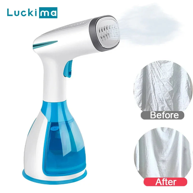 Quick-Heat Hand Garment Iron Steamer for Clothes 1500W Powerful 280ml Portable Fabric Steamer Travelling Home Steam Generator - Stereotech
