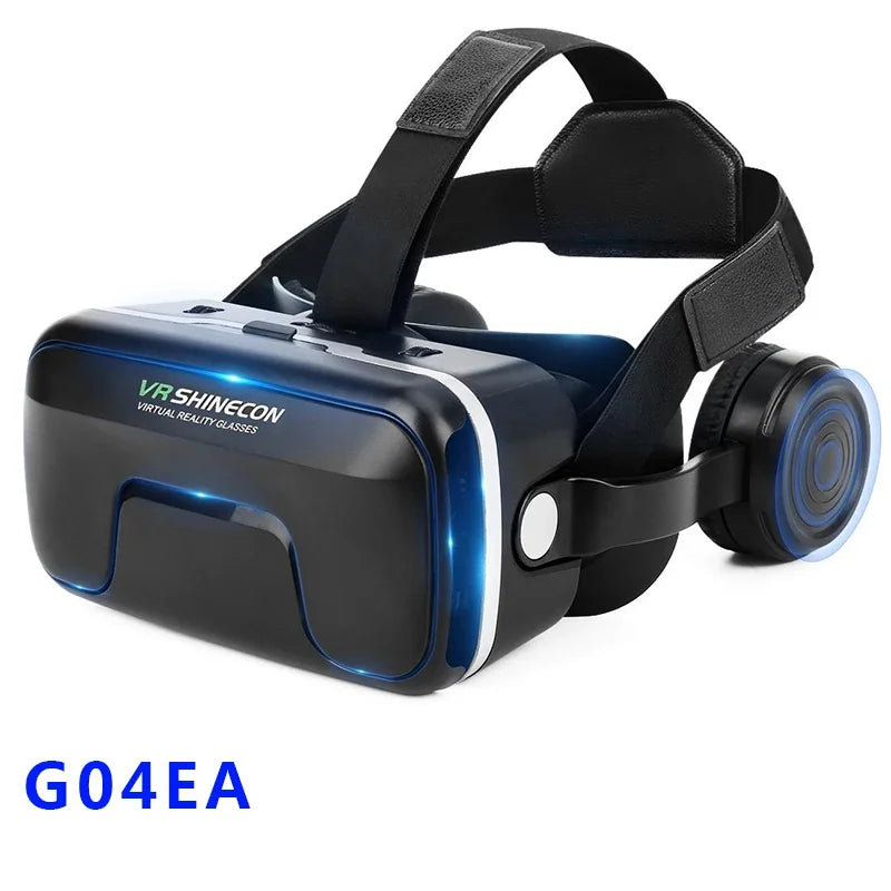 G04EA Original VR Shinecon 6.0 Virtual Reality Glasses 3D VR Glasses Stereo Helmet Headset with Remote Control for IOS Android