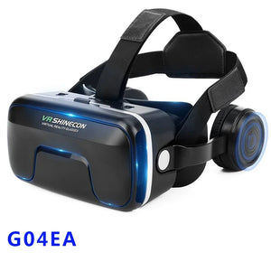 G04EA Original VR Shinecon 6.0 Virtual Reality Glasses 3D VR Glasses Stereo Helmet Headset with Remote Control for IOS Android