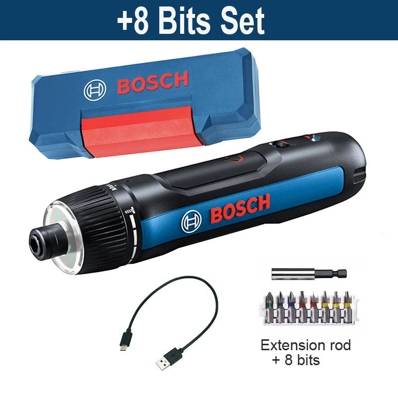 Bosch GO 3 Cordless Screwdriver Set 3.6V 5Nm 2 Ah Battery Electric Screw Driver Mini Hand Drill Home Multi-Function Power Tool