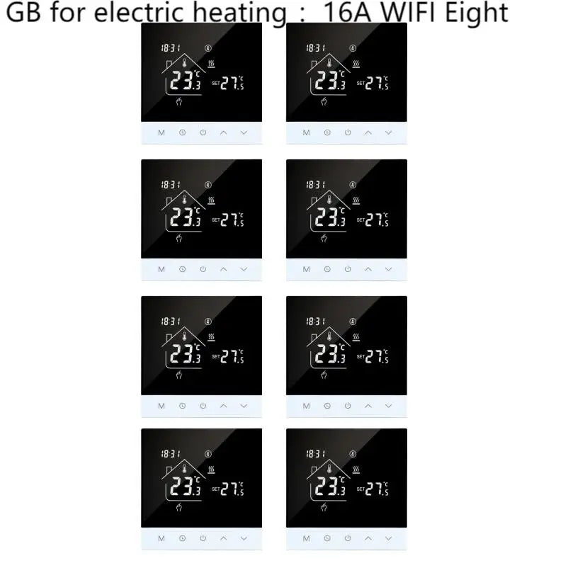 S4HGB  Wifi Smart Heating Thermostat LCD Display Voice Control Alexa Tuya Alice/ Electric/Water Floor Temperature Controller